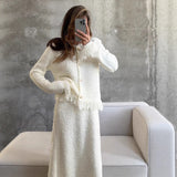 Autumn And Winter New Hooded Tight Coats Fashion Simple Jacket Sweater Women Loose Solid Color Wool HZ1208
